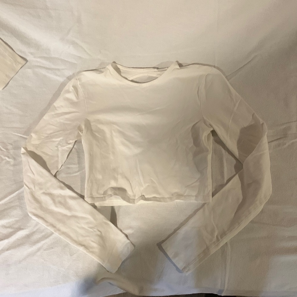 White womens long sleeve
